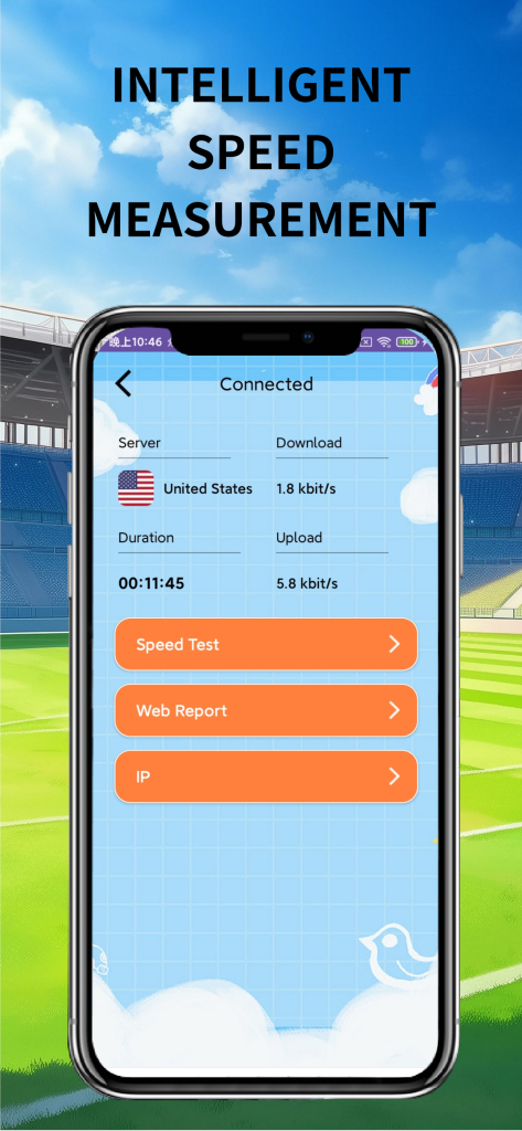 گزینه تست سرعت
