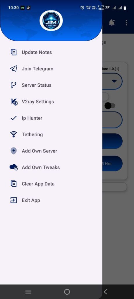 اسکرین شات تنظیمات 