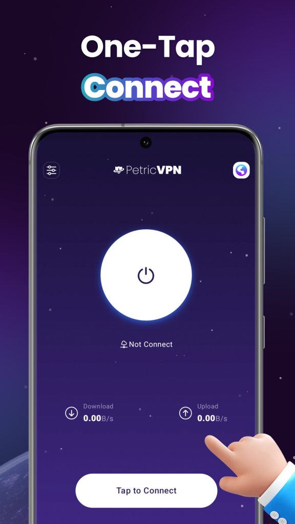 دانلود فیلترشکن PetricVPN از گوگل پلی