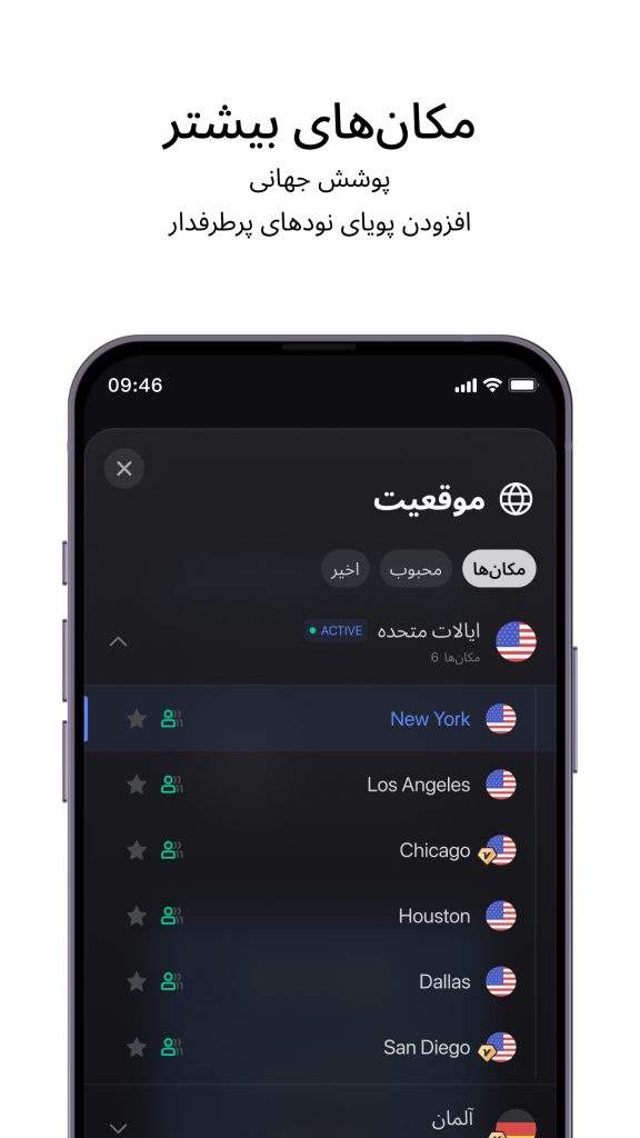 سرورهای فیلترشکن جامپ جامپ
